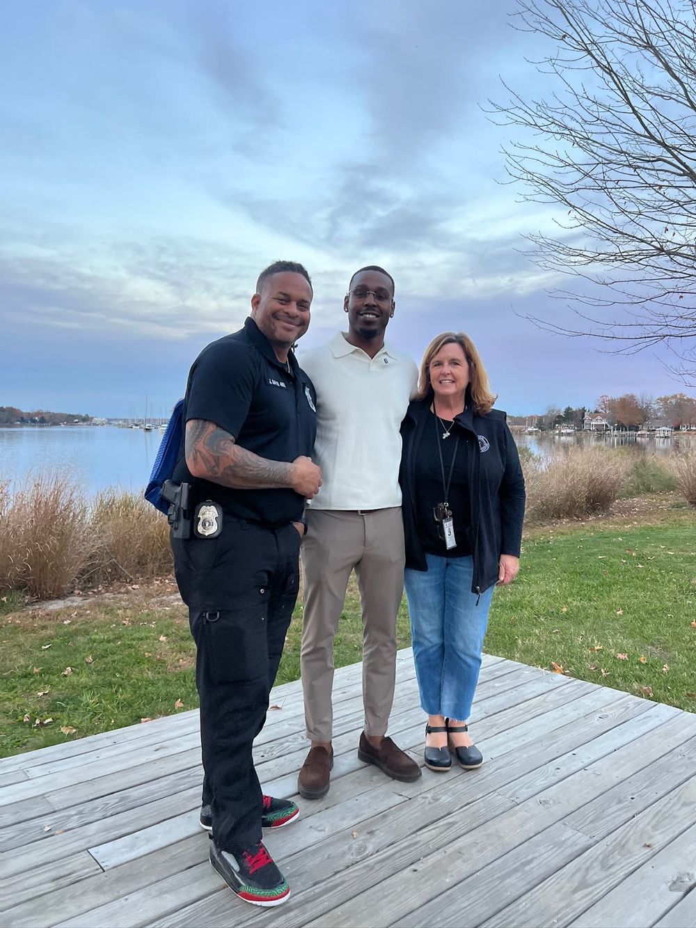 Anthony Jackson with community partners